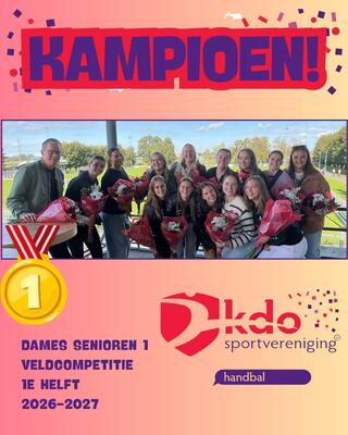 Dames 1 herfstkampioen